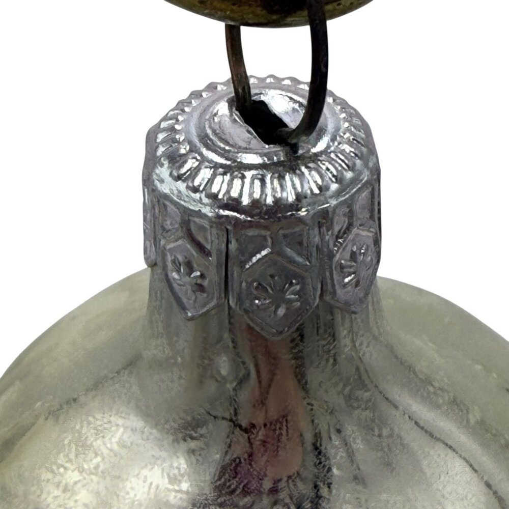 Poland Glass Silver Sun Christmas Ornament 4.5” Celestial Whimsigoth Witchcore - Picture 3 of 6